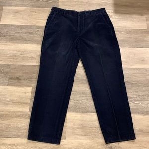 Brooks Brothers Clark navy blue corduroy narrow wale pants men’s 36*/32
